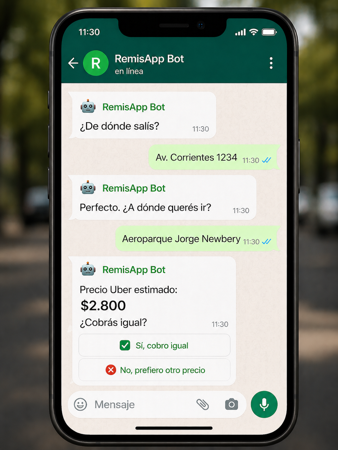 Precio Uber